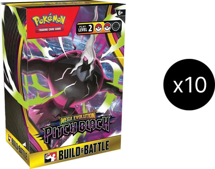 Mega Evolution - Pitch Black Build & Battle Deck Display ME05 (PBL)
