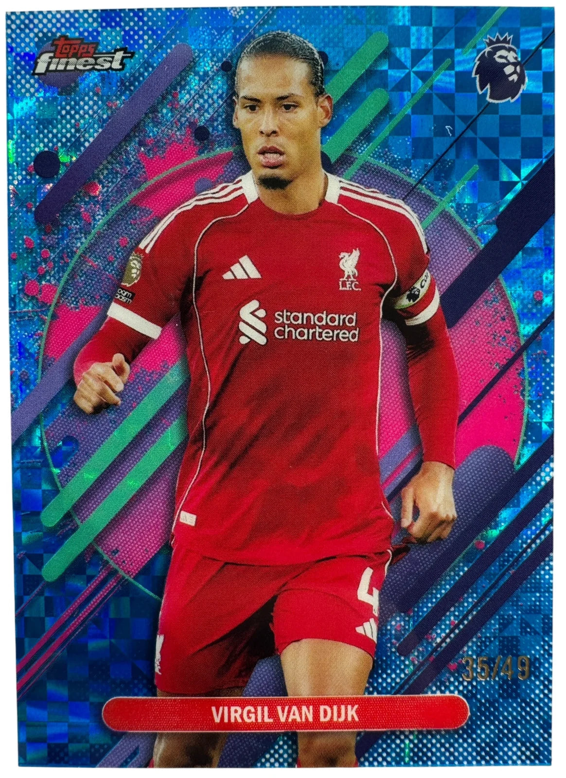 Van Djik - 35/49. - Liverpool - Topps Finest
