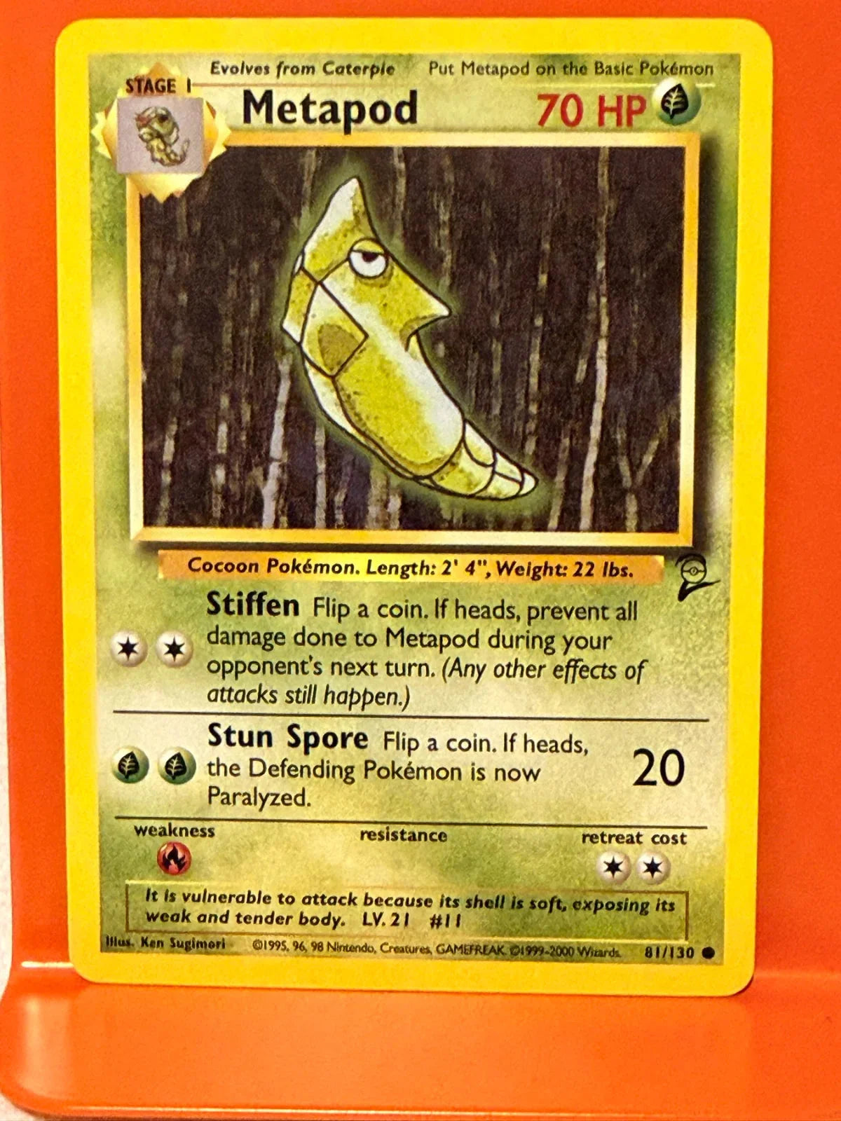 Metapod 81 · Normal (Base Set 2)