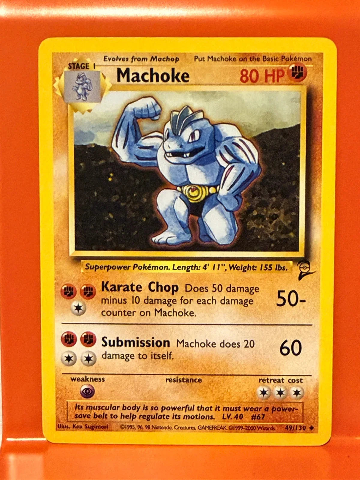 Machoke 49 · Normal (Base Set 2)