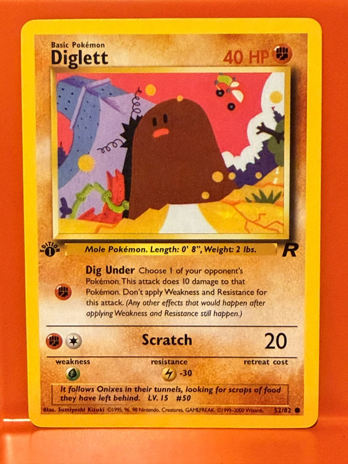 Diglett 52 · 1st Edition (Team Rocket)