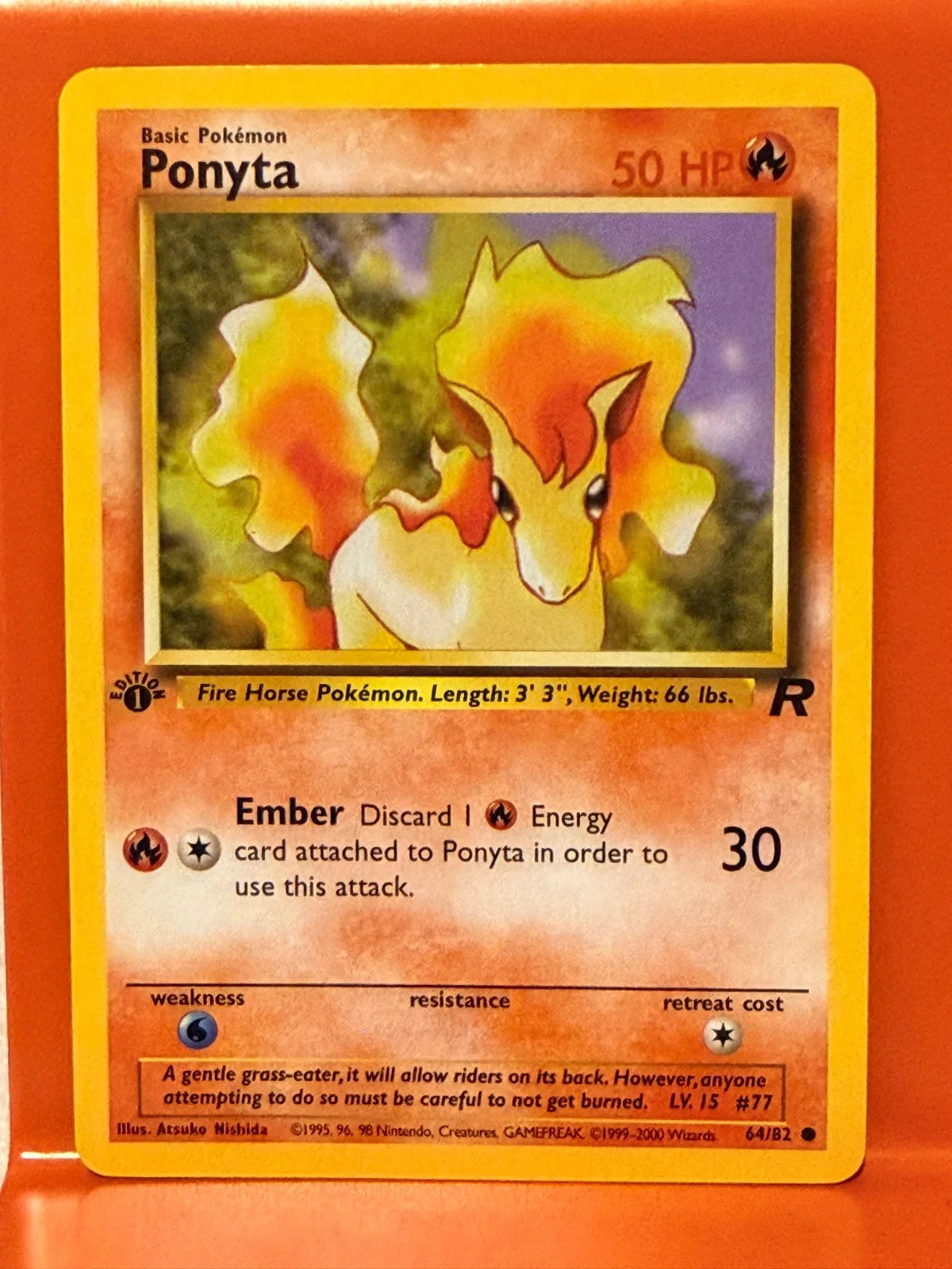 Ponyta 64 · 1st Edition (Team Rocket)