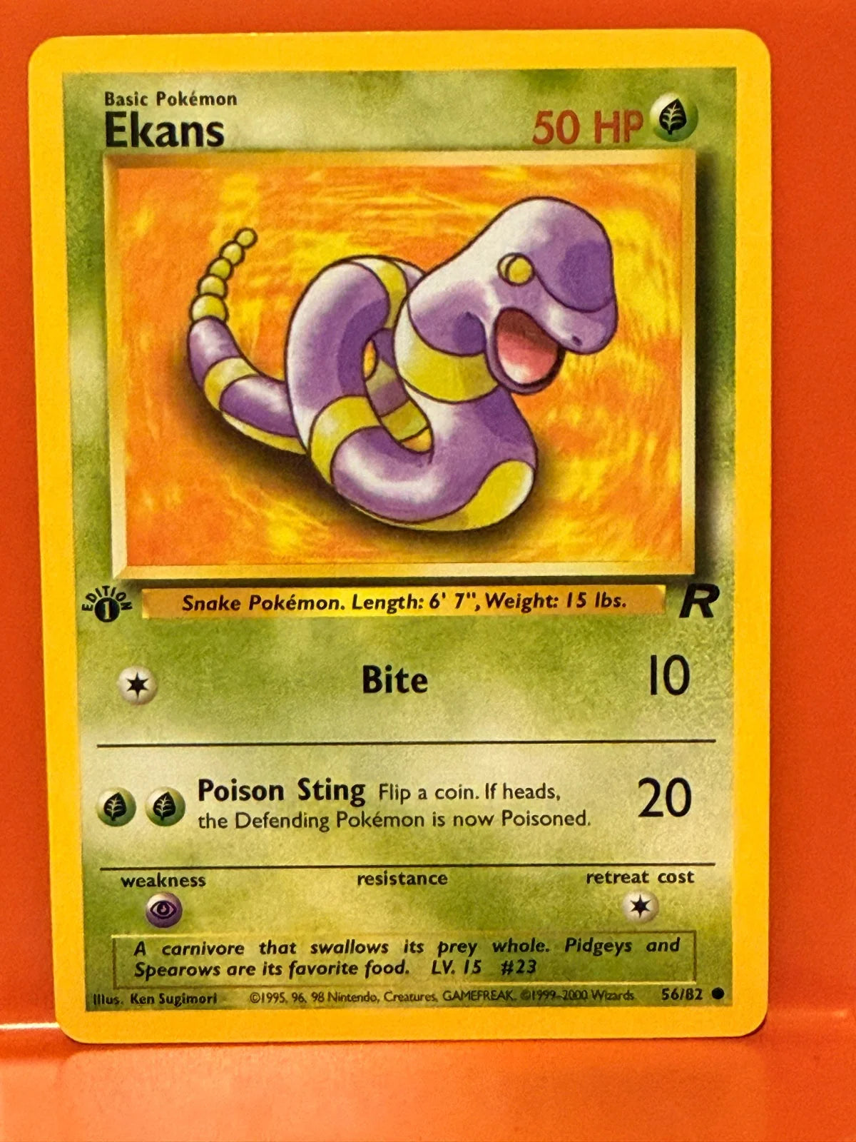 Ekans 56 · 1st Edition (Team Rocket)