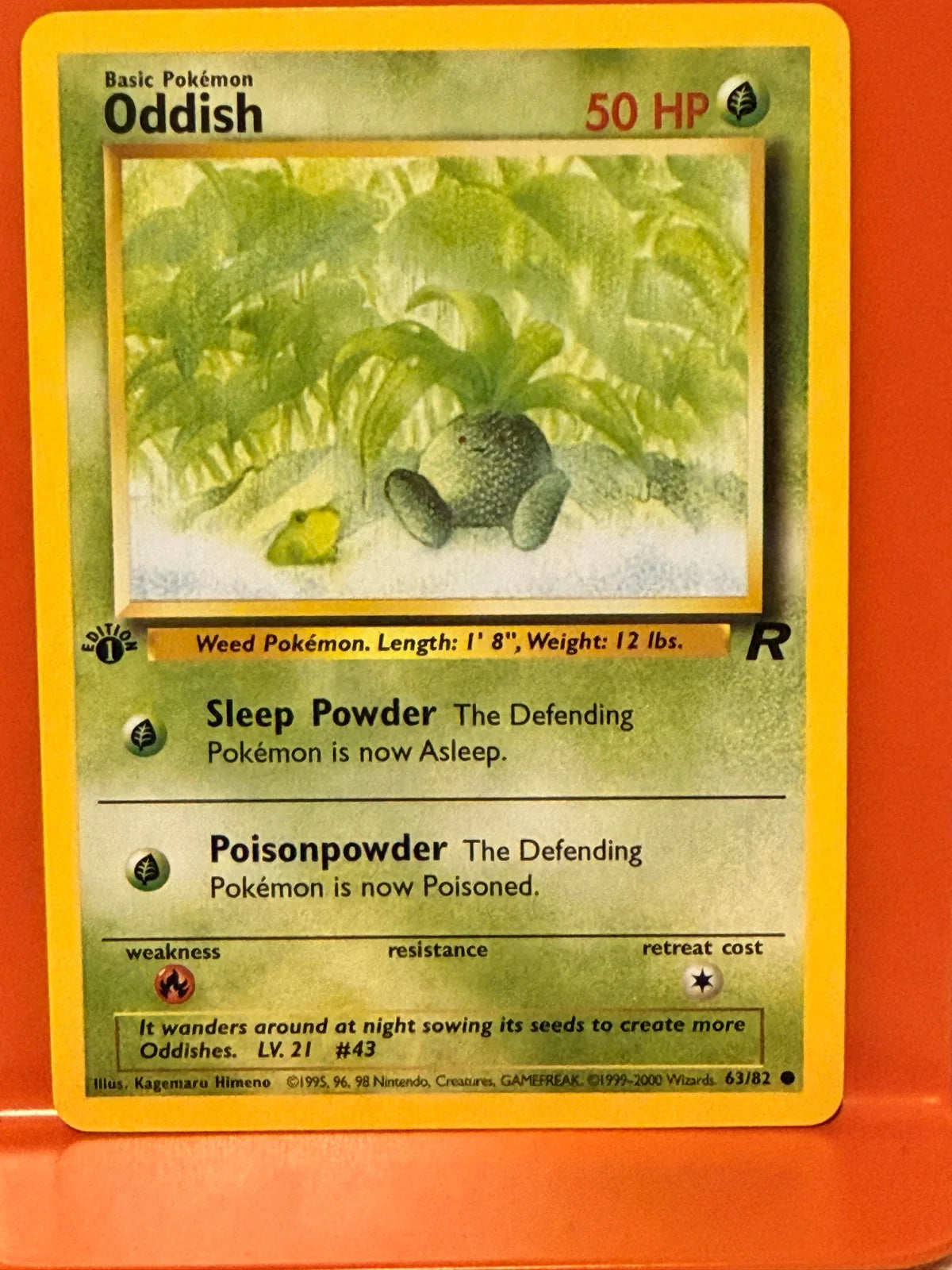 Oddish 63 · 1st Edition (Team Rocket)