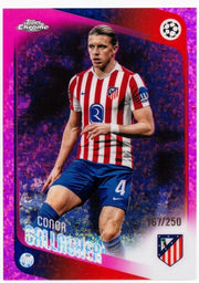 2025-26 Topps Chrome UEFA Club Competitions - Conor Gallagher #189 Atlético de Madrid (Pink Sparkle Refractor - #167/250)