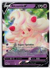 POKEMON TCG ALCREMIE V CHAMPION'S PATH 022/073 HOLO V RARE NM