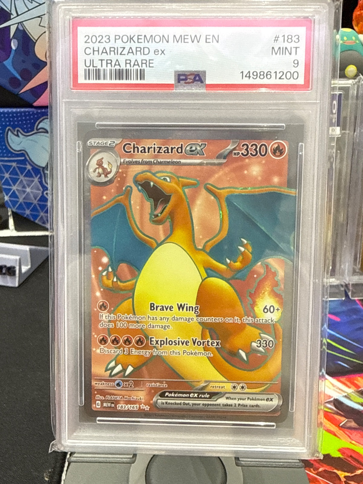 Charizard ex 183/165 · Holofoil (SV: 151) — PSA 9