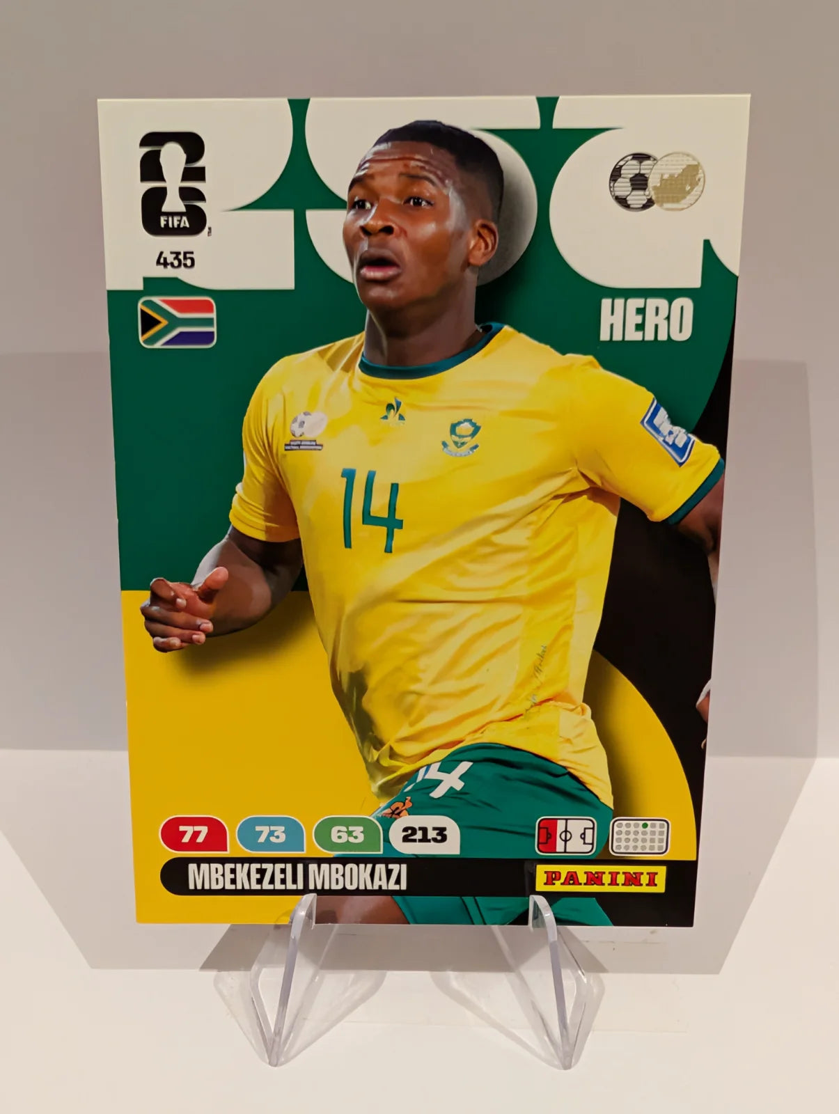 435 Mbekezeli Mbokazi - South Africa - Panini Adrenalyn XL World Cup 2026