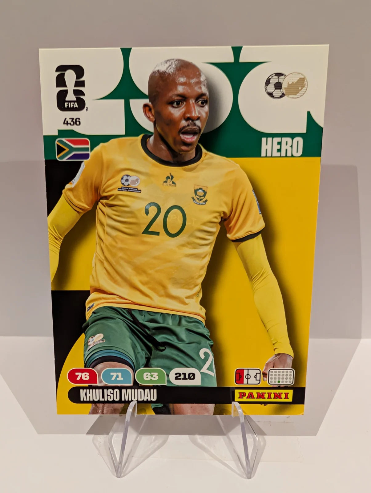 436 Khuliso Mudau - South Africa - Panini Adrenalyn XL World Cup 2026