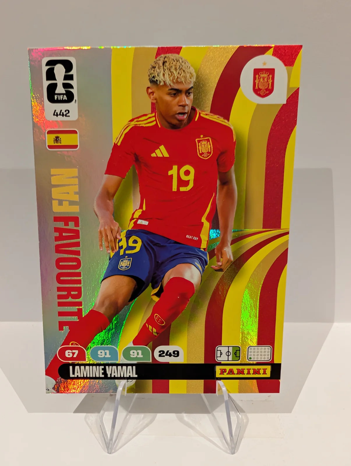 442 Lamine Yamal - Spain - Panini Adrenalyn XL World Cup 2026