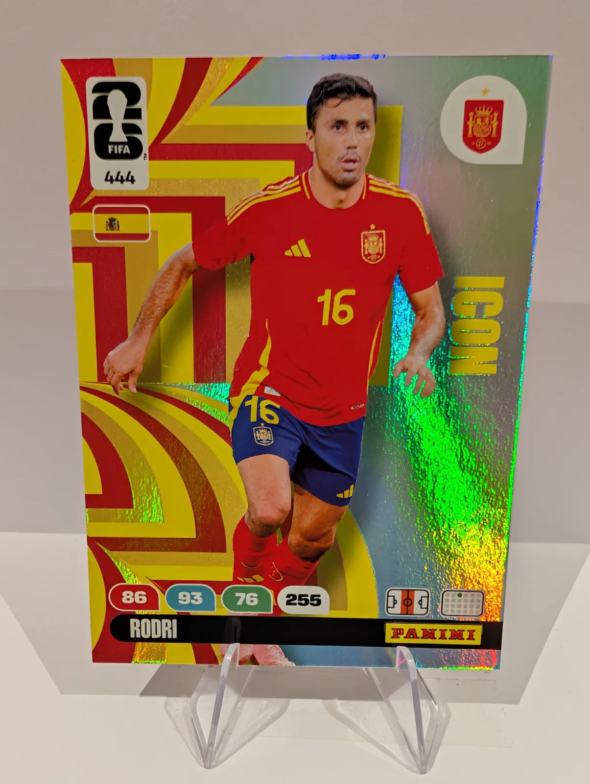 444 Rodri - Spain - Panini Adrenalyn XL World Cup 2026