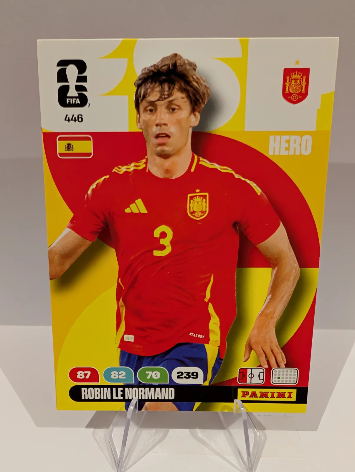 446 Robin Le Normand - Spain - Panini Adrenalyn XL World Cup 2026