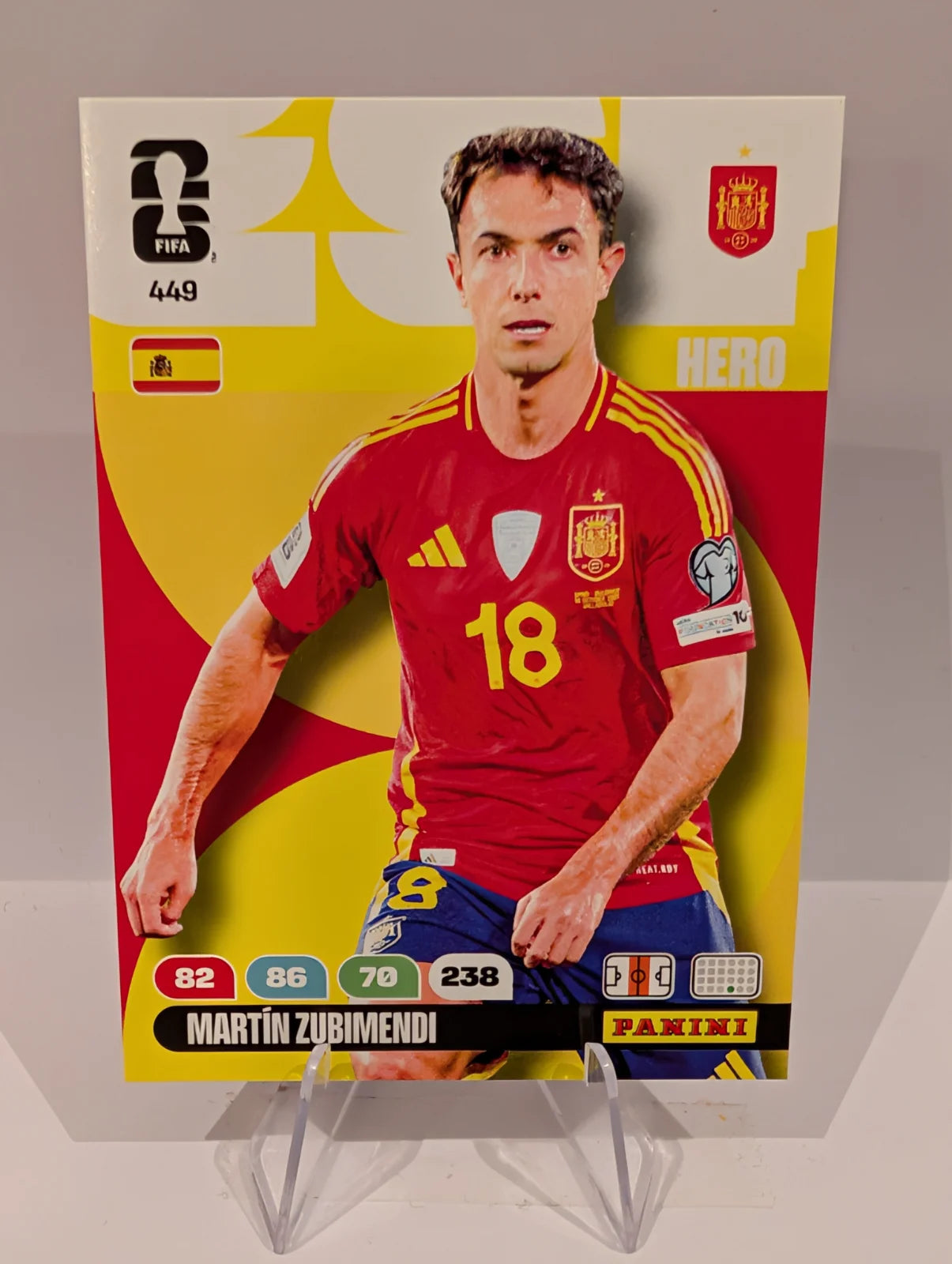 449 Martin Zubimendi - Spain - Panini Adrenalyn XL World Cup 2026