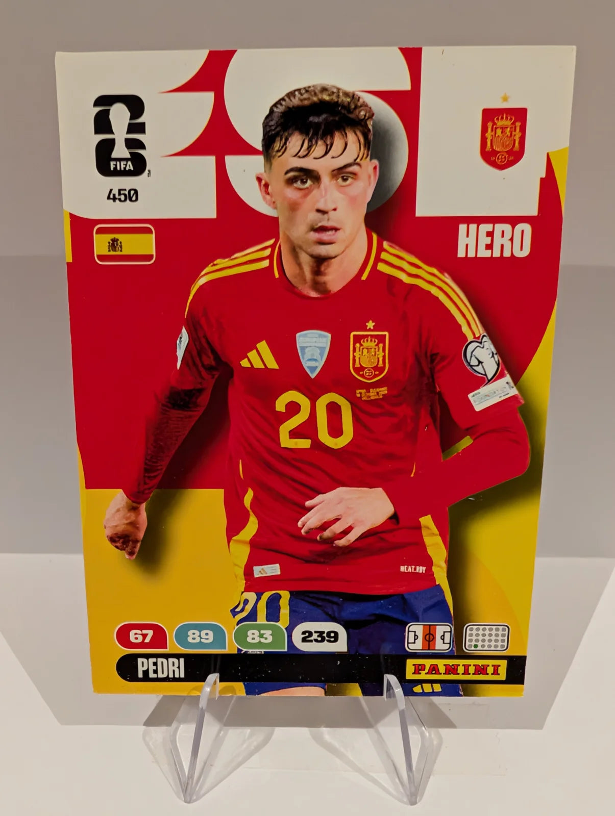 450 Pedri - Spain - Panini Adrenalyn XL World Cup 2026