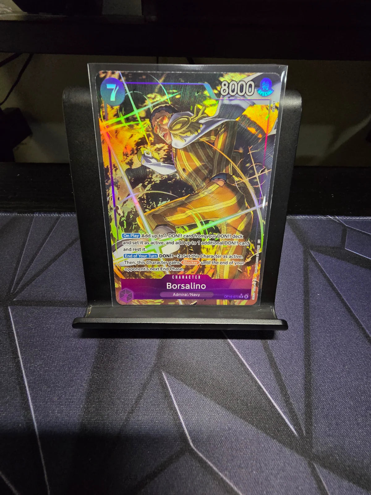 Borsalino (Alternate Art) OP16-073 · Foil (The Time of Battle)