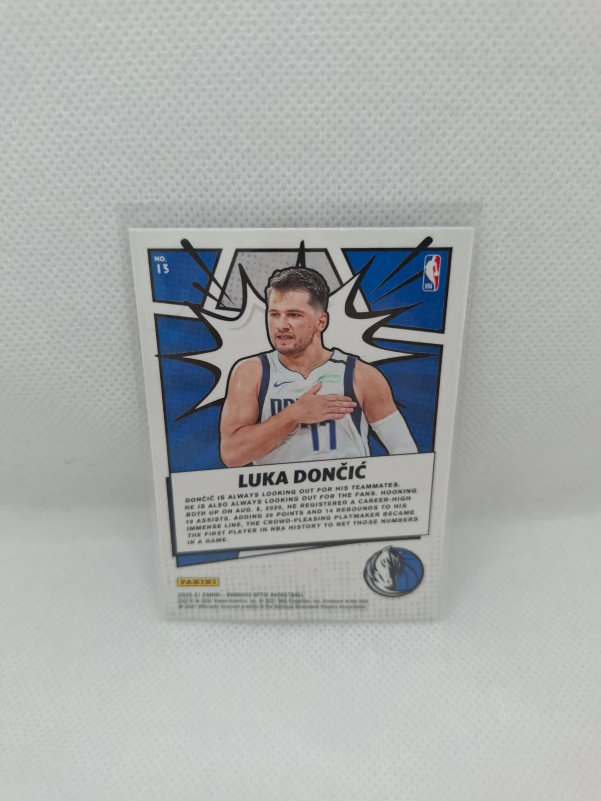2020-21 Panini Donruss Optic My House #13 Luka Doncic