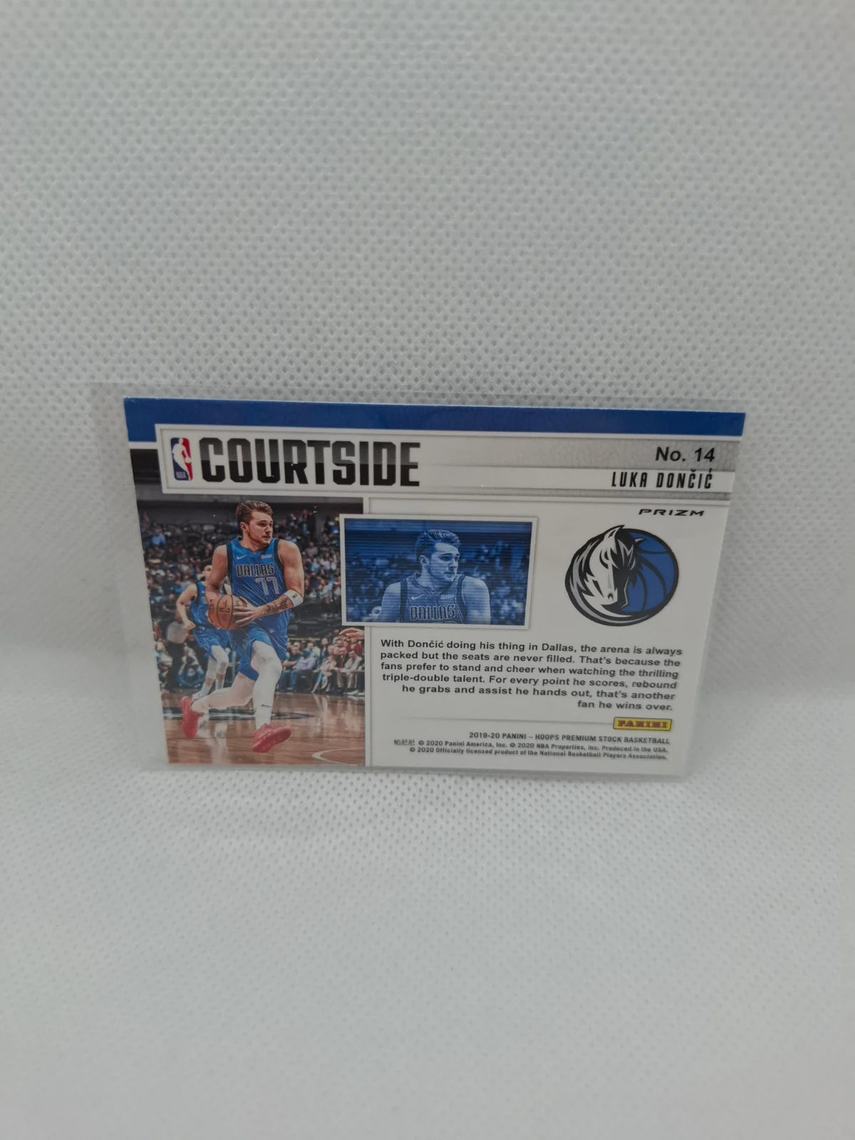 2019-20 Panini Hoops Premium Courtside Holo #14 Luka Doncic
