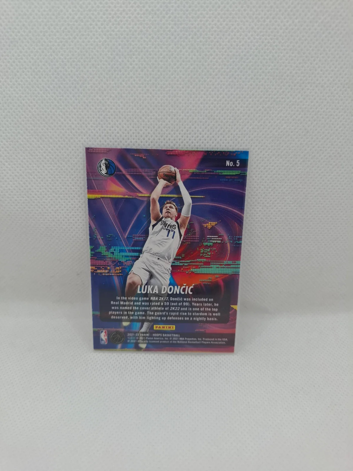 2021-22 Panini Hoops Hoopla Insert Holo #5 Luka Doncic