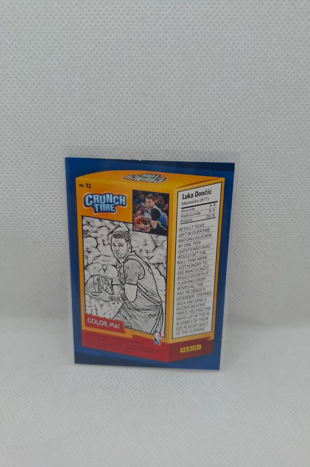 2020-21 Panini Donruss Crunch Time #12 Luka Doncic