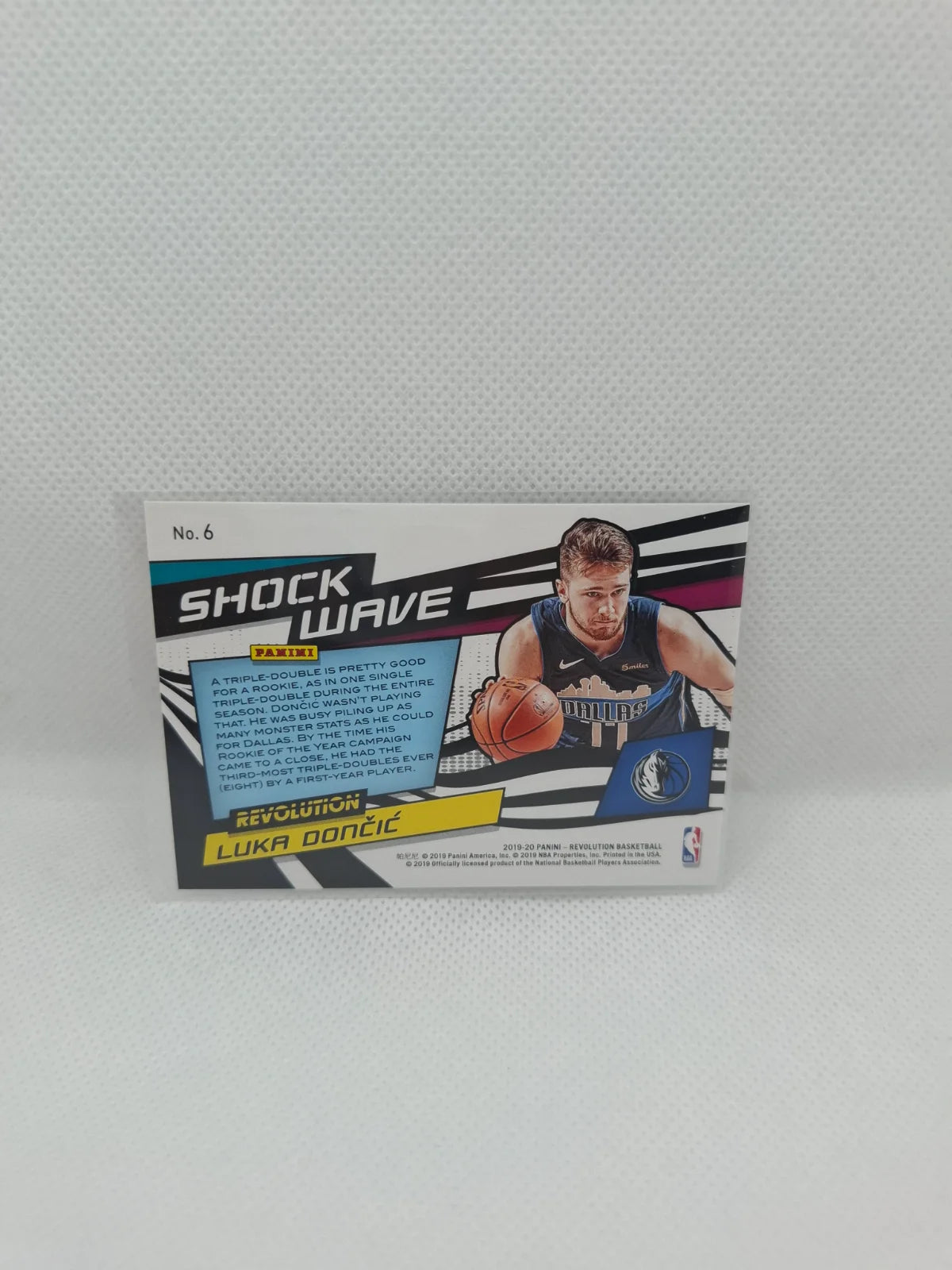 2019-20 Panini Revolution Shockwave #6 Luka Doncic