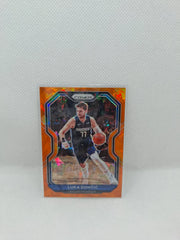 2020-21 Panini Prizm #32 Orange Crack Ice Luka Doncic