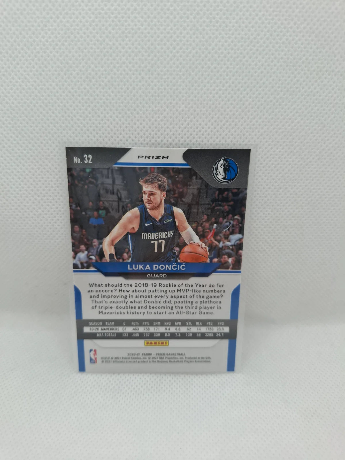 2020-21 Prizm #32 Hyper Prizm Luka Doncic