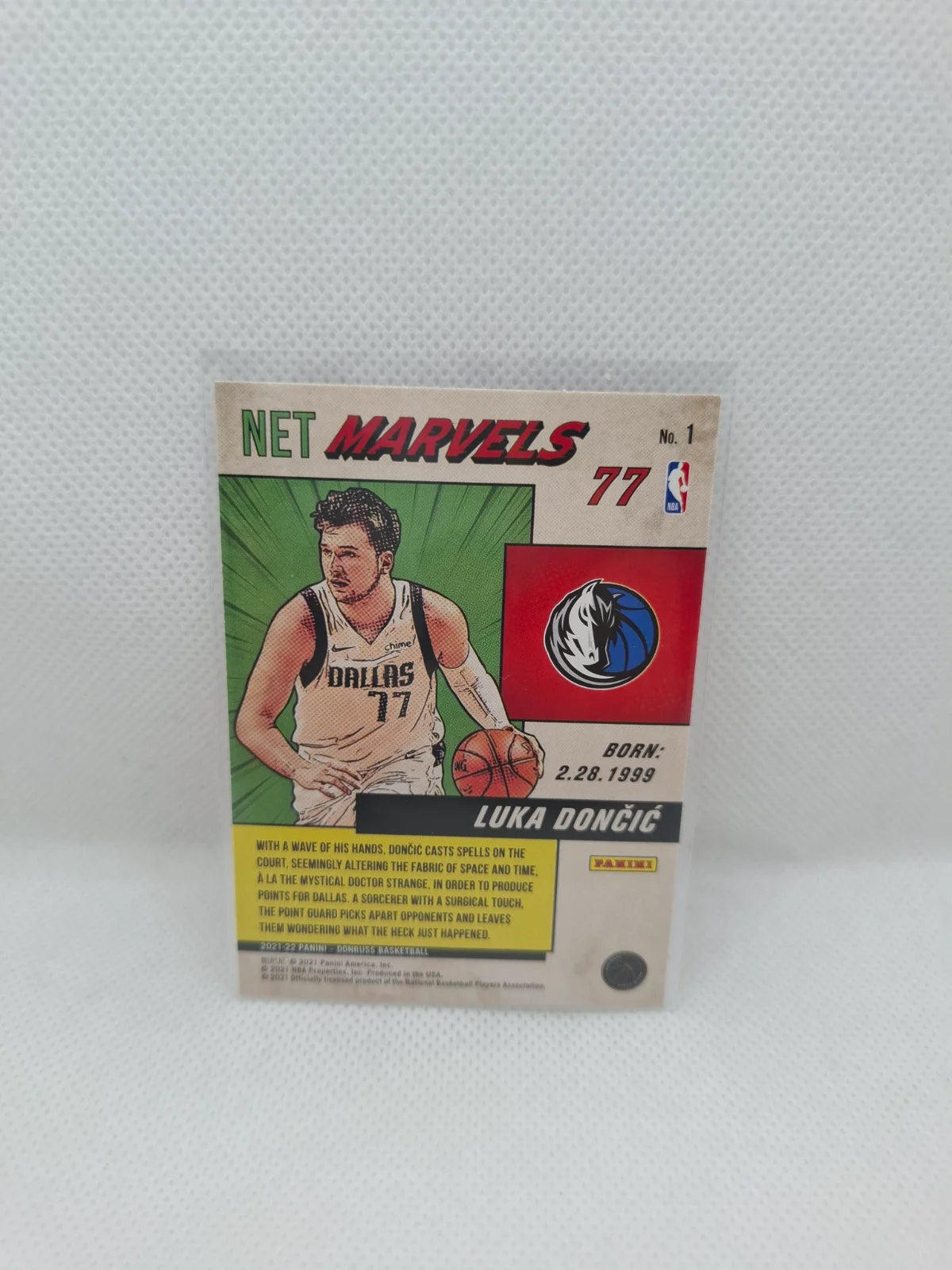 2021-22 Panini Donruss Marvel White #1 Luka Doncic
