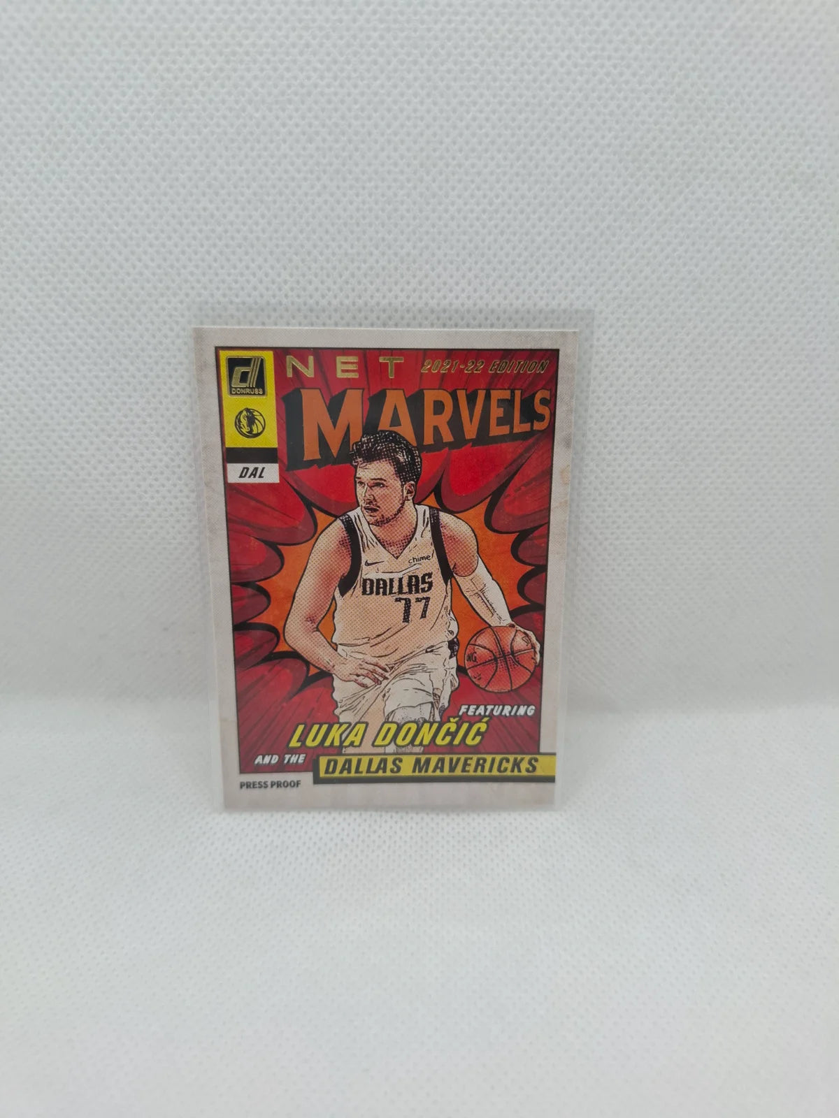 2020-21 Panini Donruss Marvel Gold Pressproof #1 Luka Doncic