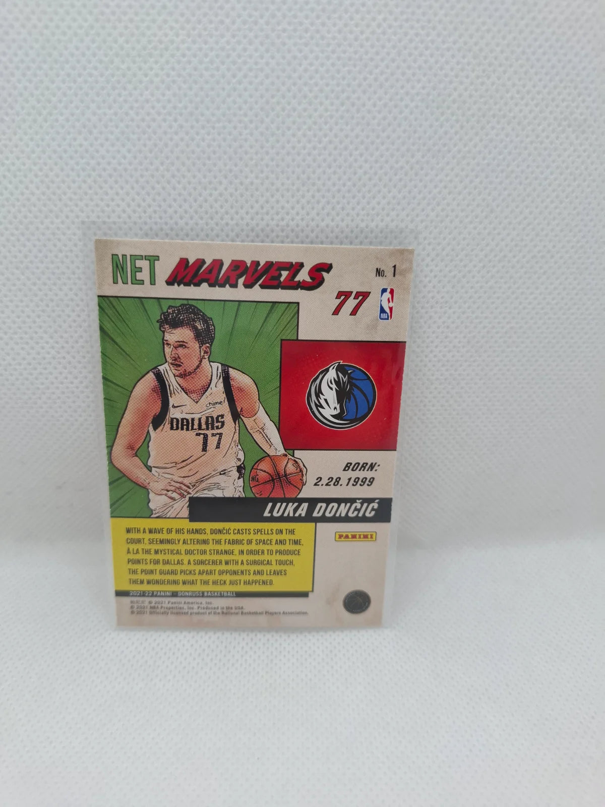 2020-21 Panini Donruss Marvel Gold Pressproof #1 Luka Doncic