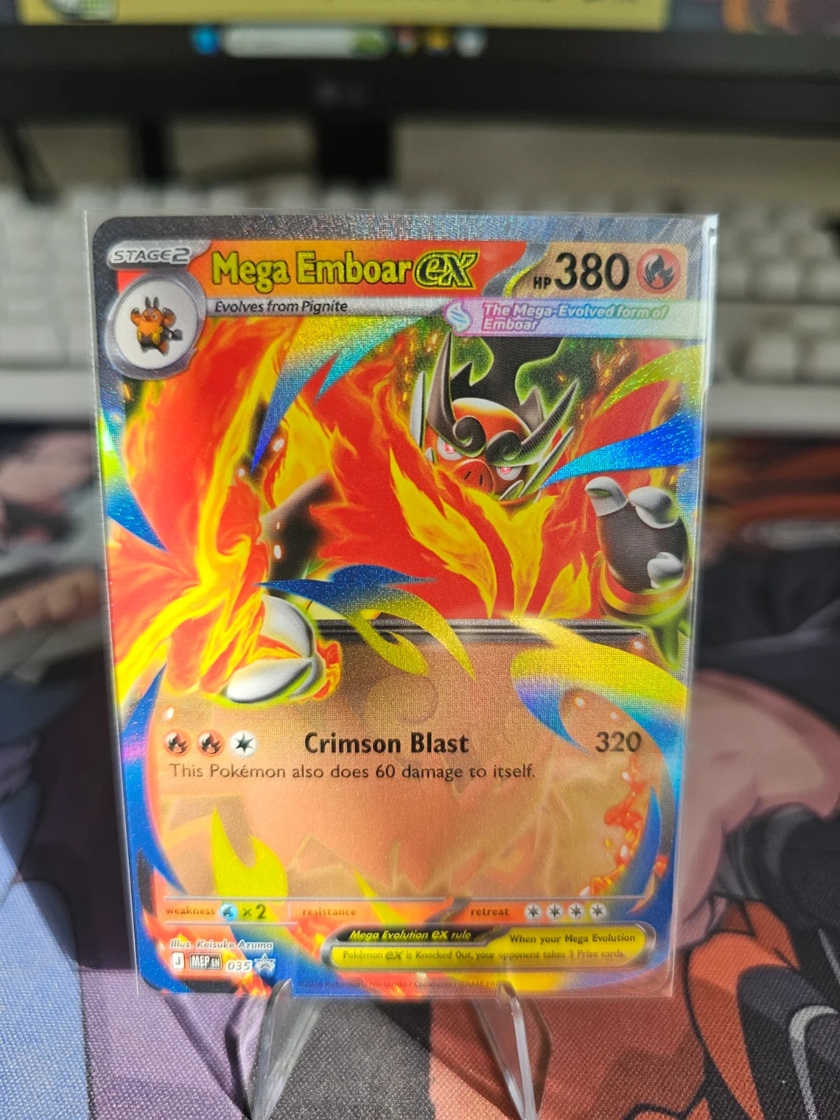 Mega Emboar ex 035 · Holofoil (Mega Evolution Promos)