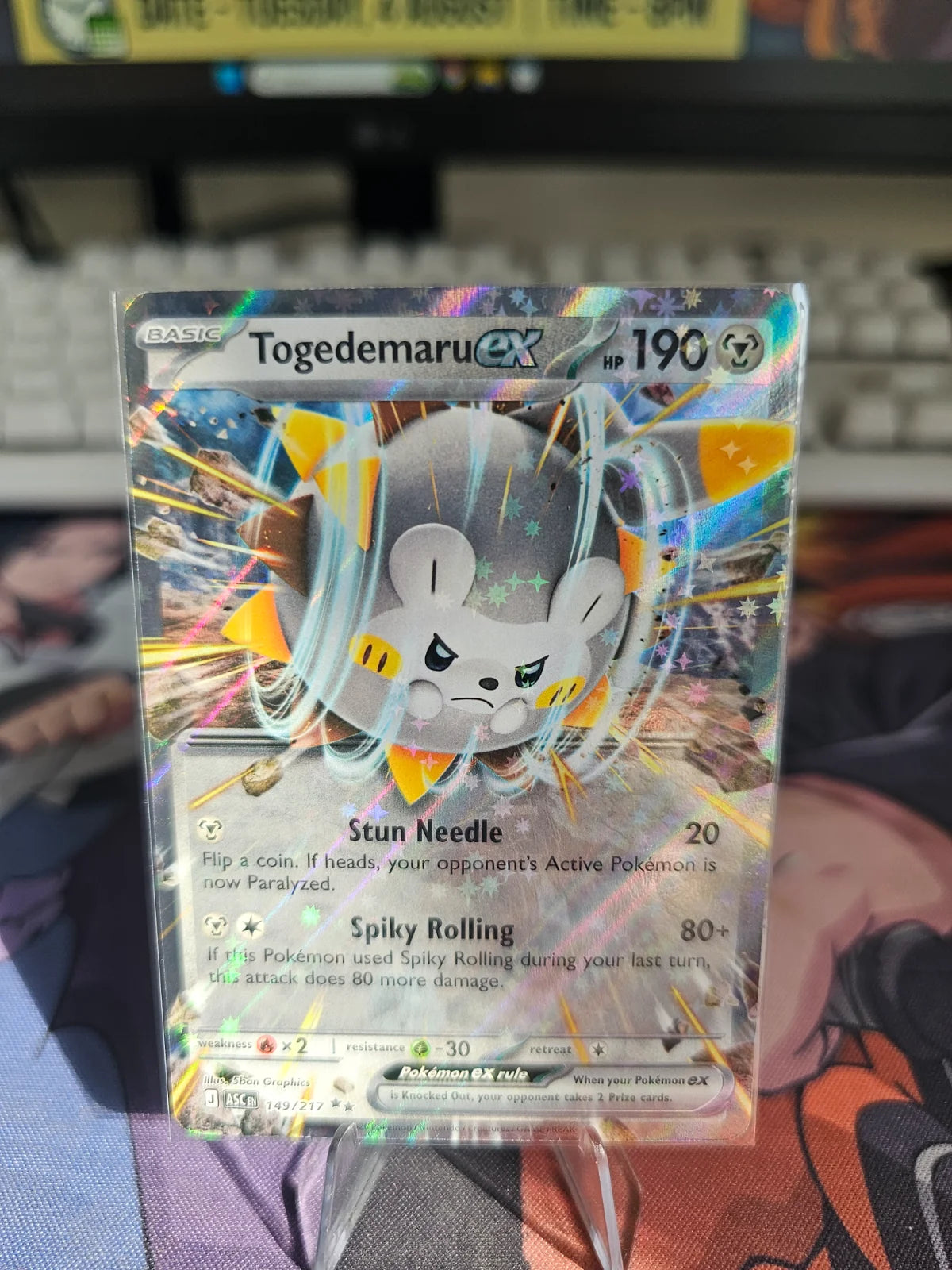 Togedemaru ex 149/217 · Holofoil (Ascended Heroes)