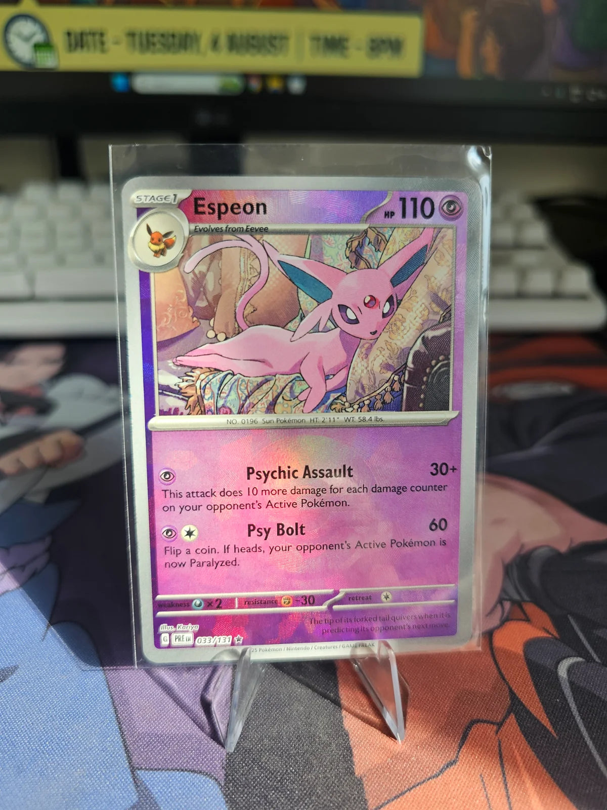 Espeon (Poke Ball Pattern) 033/131 · Holofoil (Prismatic Evolutions)