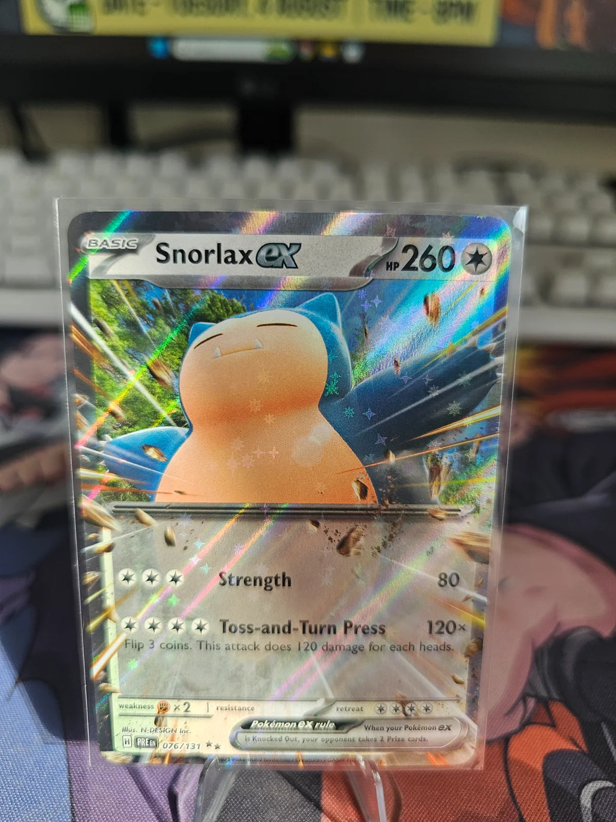 Snorlax ex 076/131 · Holofoil (Prismatic Evolutions)