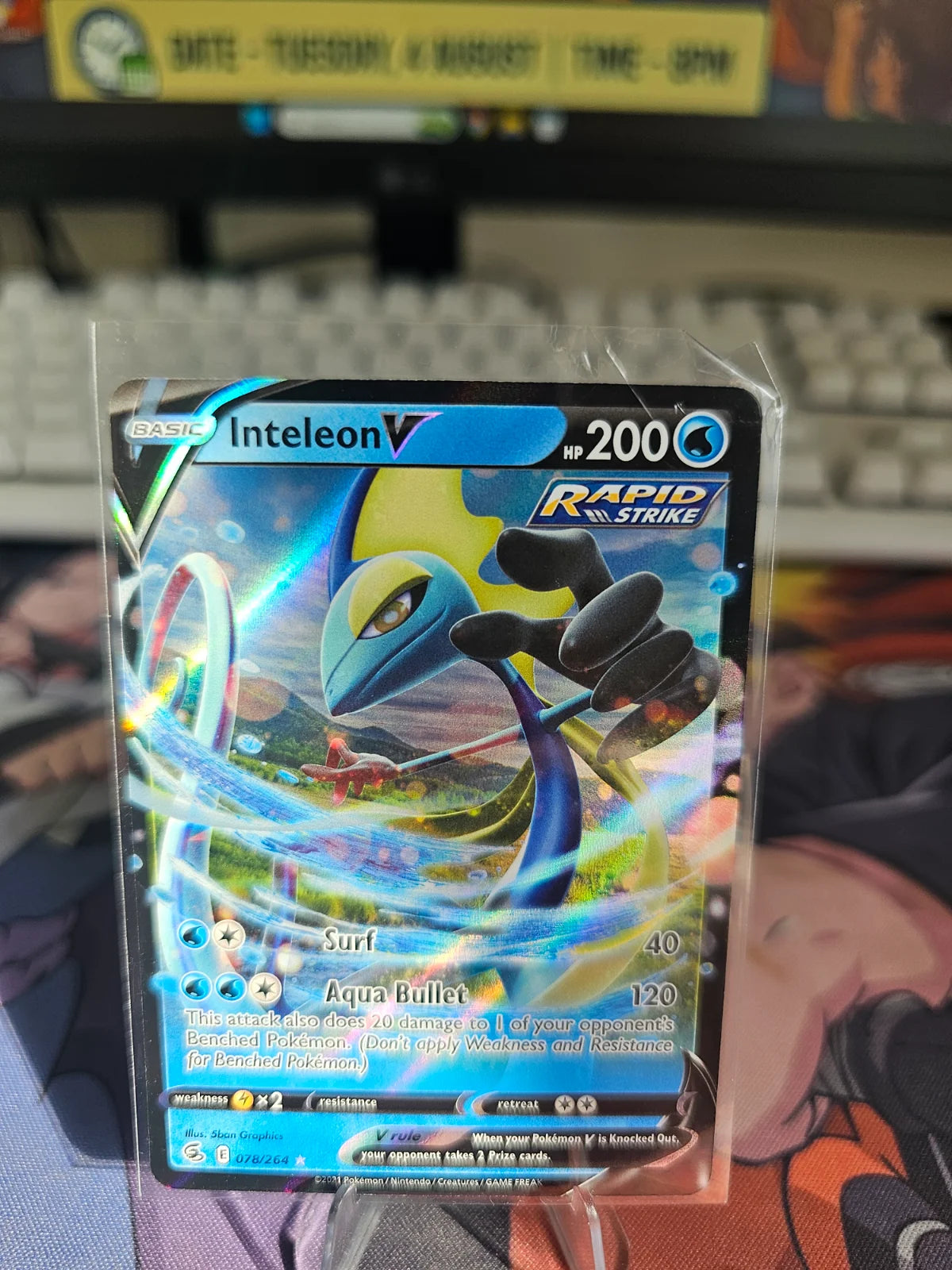 Inteleon V 078/264 · Holofoil (Fusion Strike)