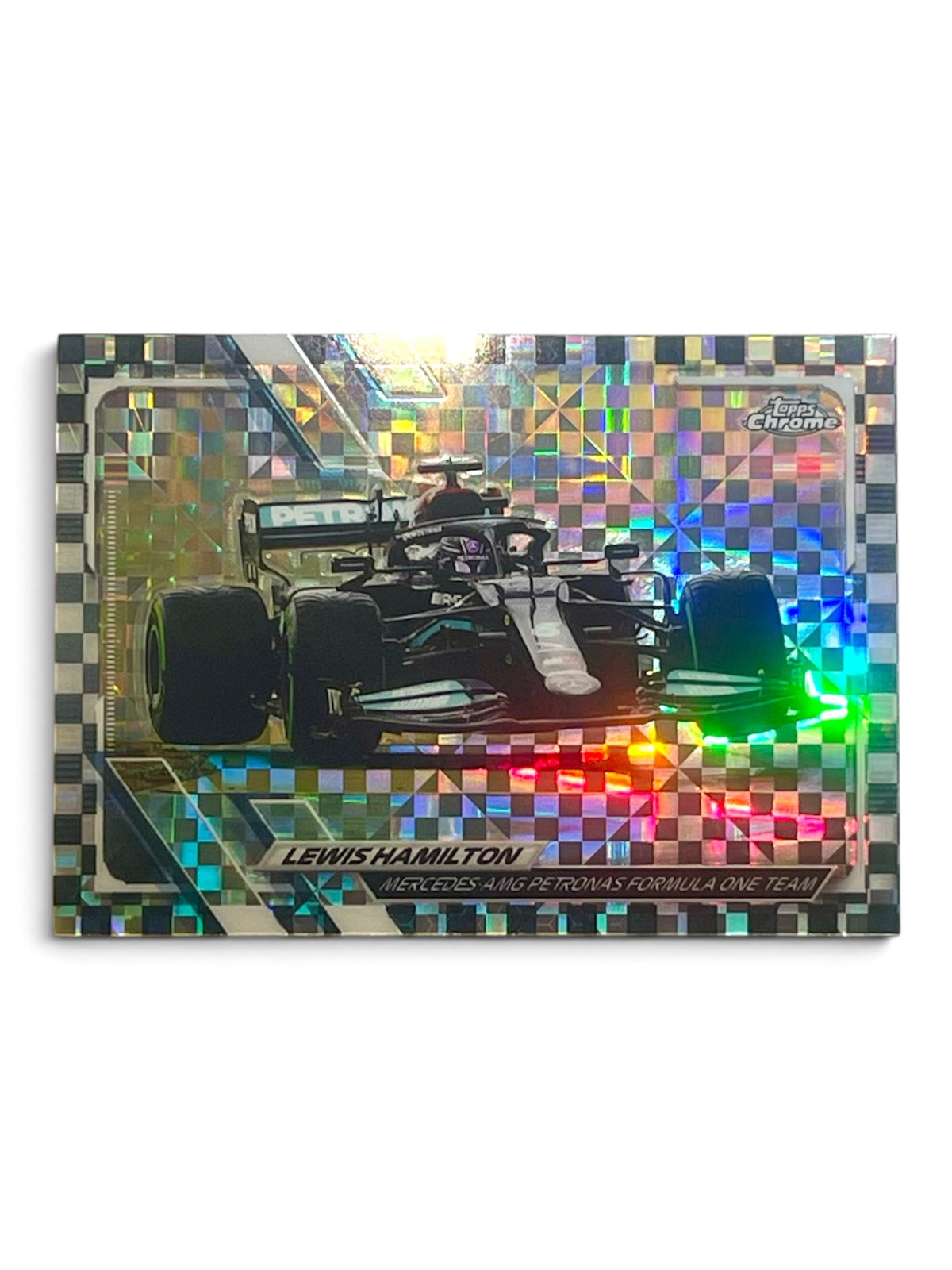2021 Topps Chrome F1 Lewis Hamilton Checkerflag Refractor