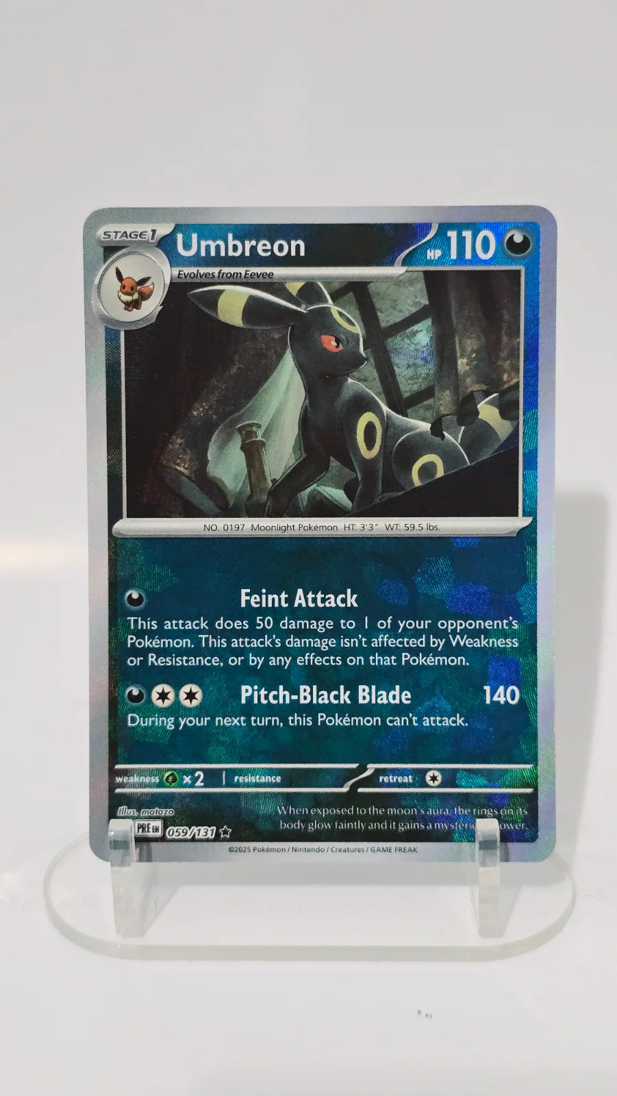 Umbreon (Master Ball Pattern) 059/131 · Holofoil (Prismatic Evolutions)