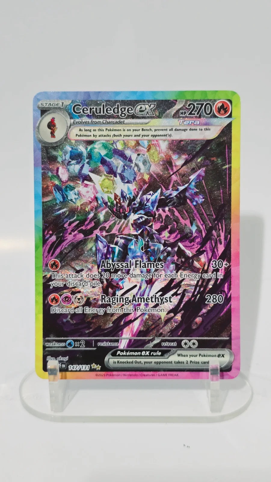 Ceruledge ex 147/131 · Holofoil (Prismatic Evolutions)