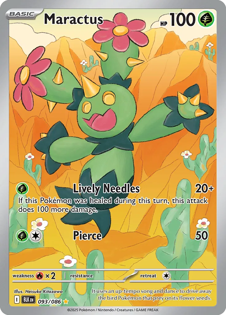 Maractus 093/086 · Holofoil (Black Bolt)