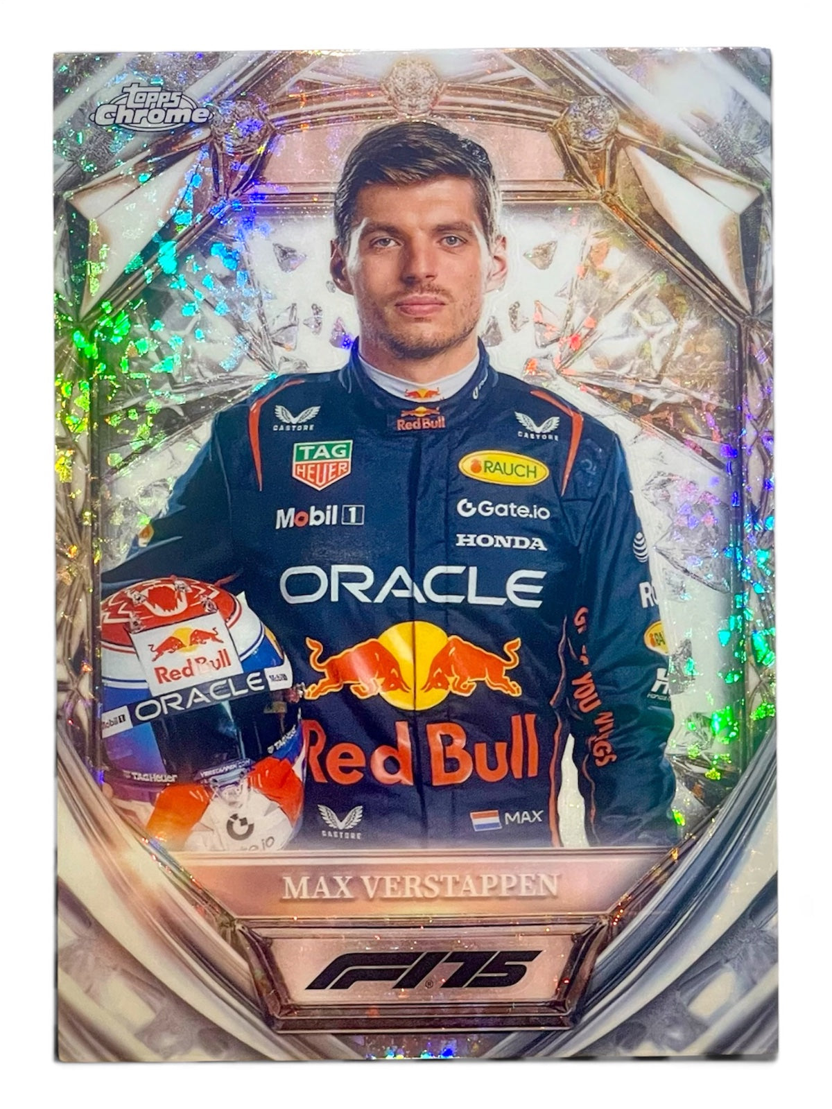 2025 Topps Chrome Max Verstappen 75th Anniversary Diamond