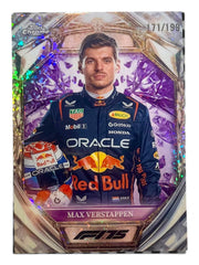 2025 Topps Chrome Max Verstappen 7th Anniversary Diamond Purple /199