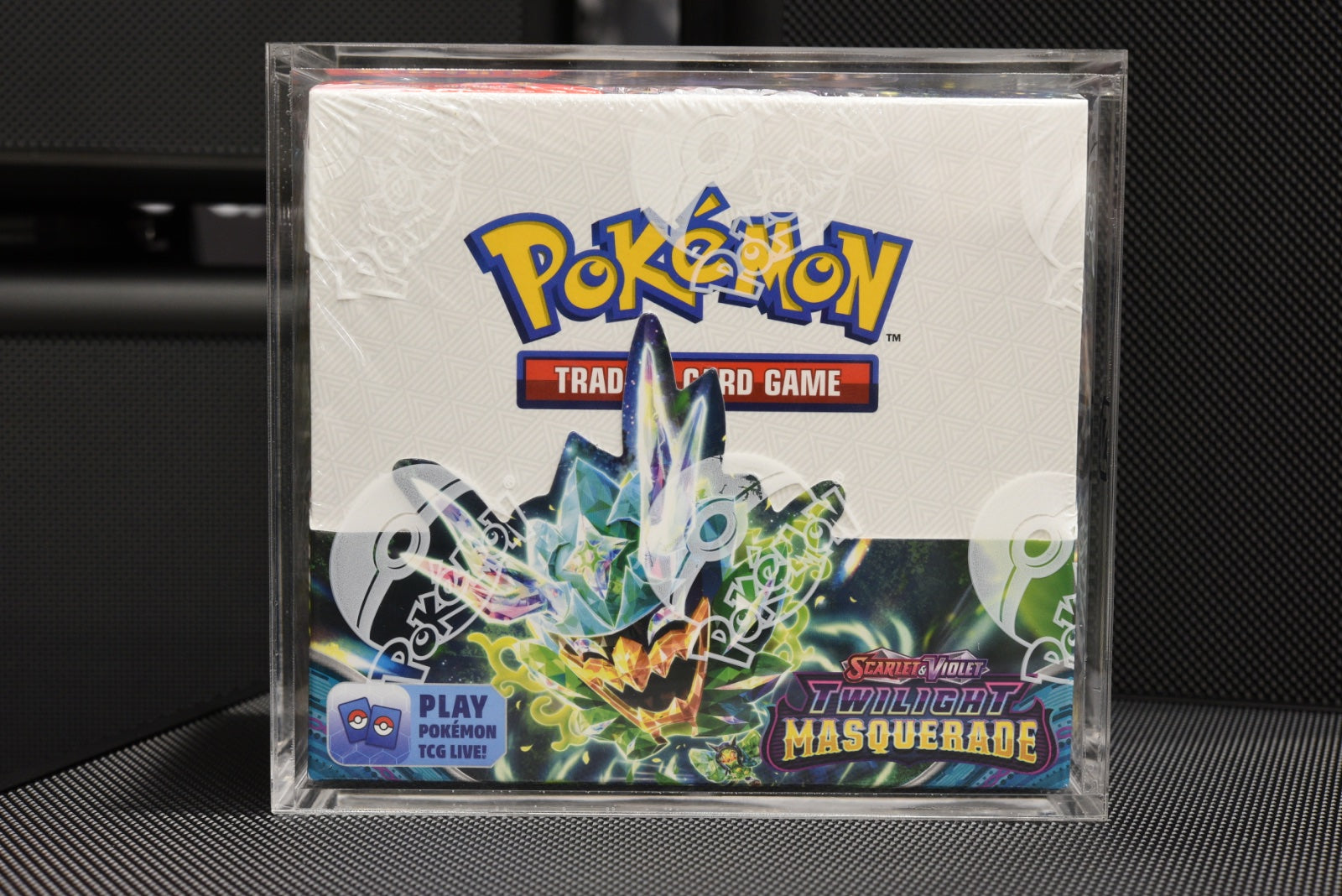 EVORETRO Pokemon Booster Box 4mm Acrylic Protector w/ Sliding Lid Anti-UV