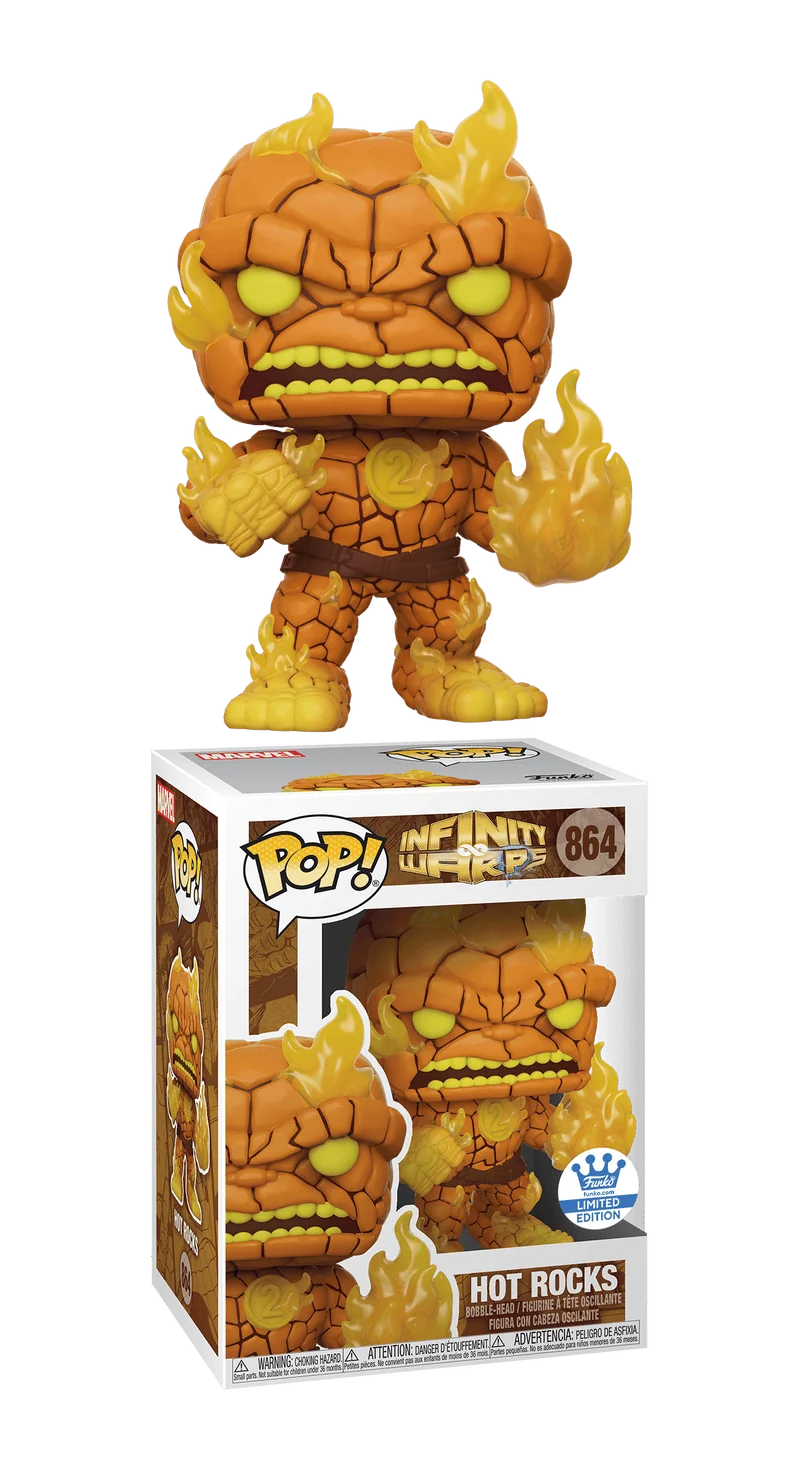 Funko Pop! Infinity Warps: Hot Rocks #864, Funko Shop Exclusive