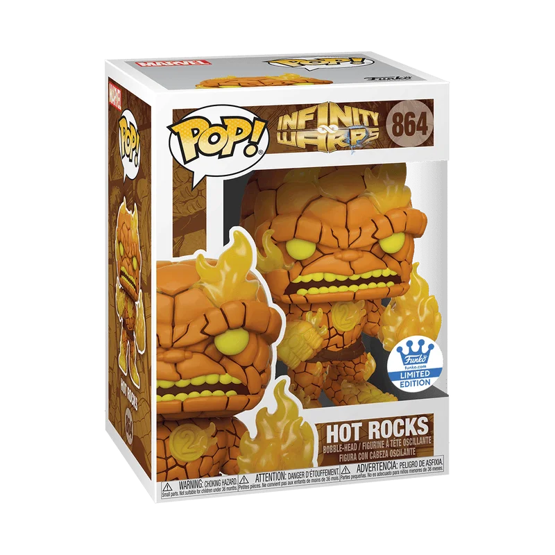 Funko Pop! Infinity Warps: Hot Rocks #864, Funko Shop Exclusive