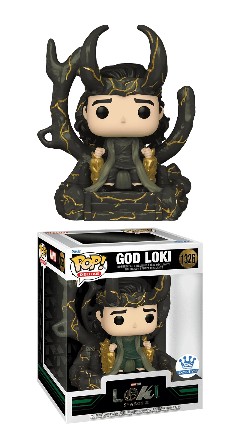 Funko Pop! Deluxe: Marvel Studios - Loki Season 2: God Loki #1326, Funko Exclusive