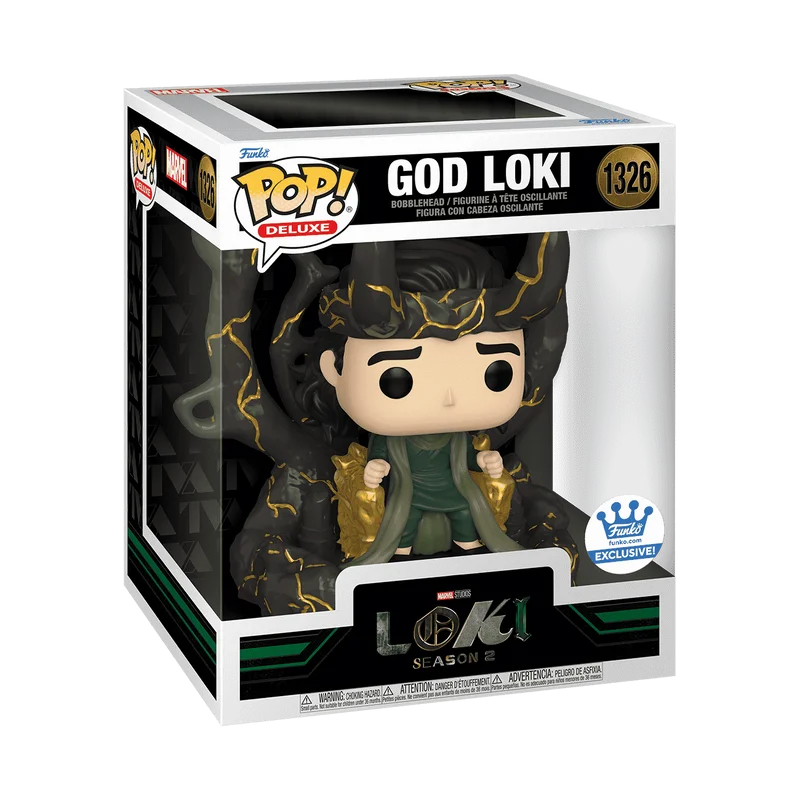 Funko Pop! Deluxe: Marvel Studios - Loki Season 2: God Loki #1326, Funko Exclusive