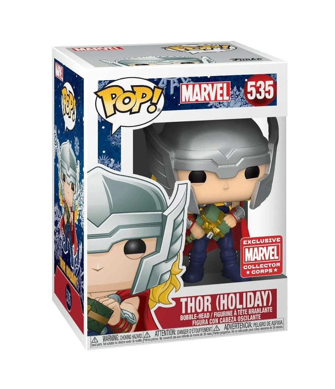 Funko Pop! Marvel: Thor (Holiday) #535 - Exclusive Marvel Collector Corps