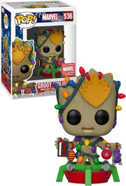 Funko Pop! Marvel: Groot (Holiday) #536, Exclusive Marvel Collector Corps