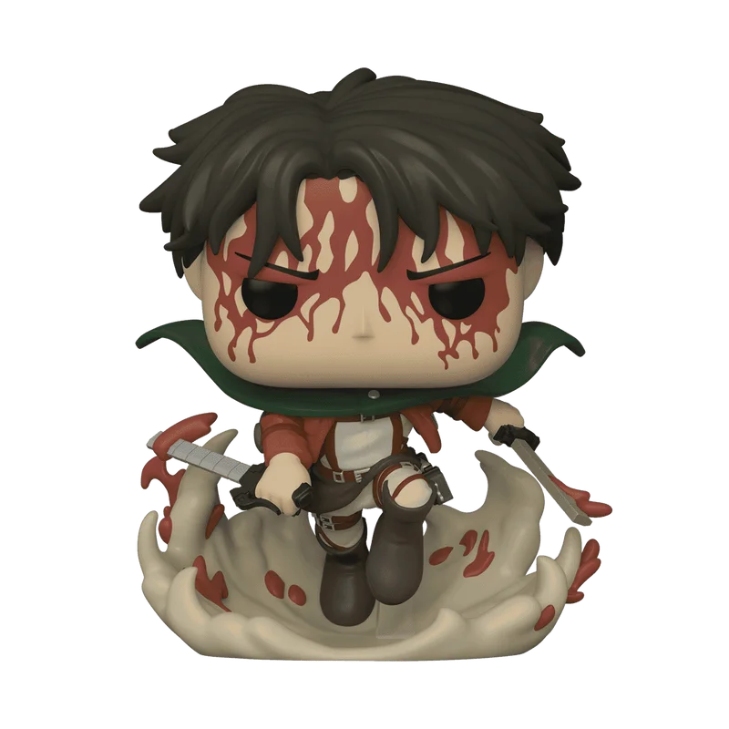 Funko POP! Attack on Titan - Battle Levi #1169, Special Edition Sticker