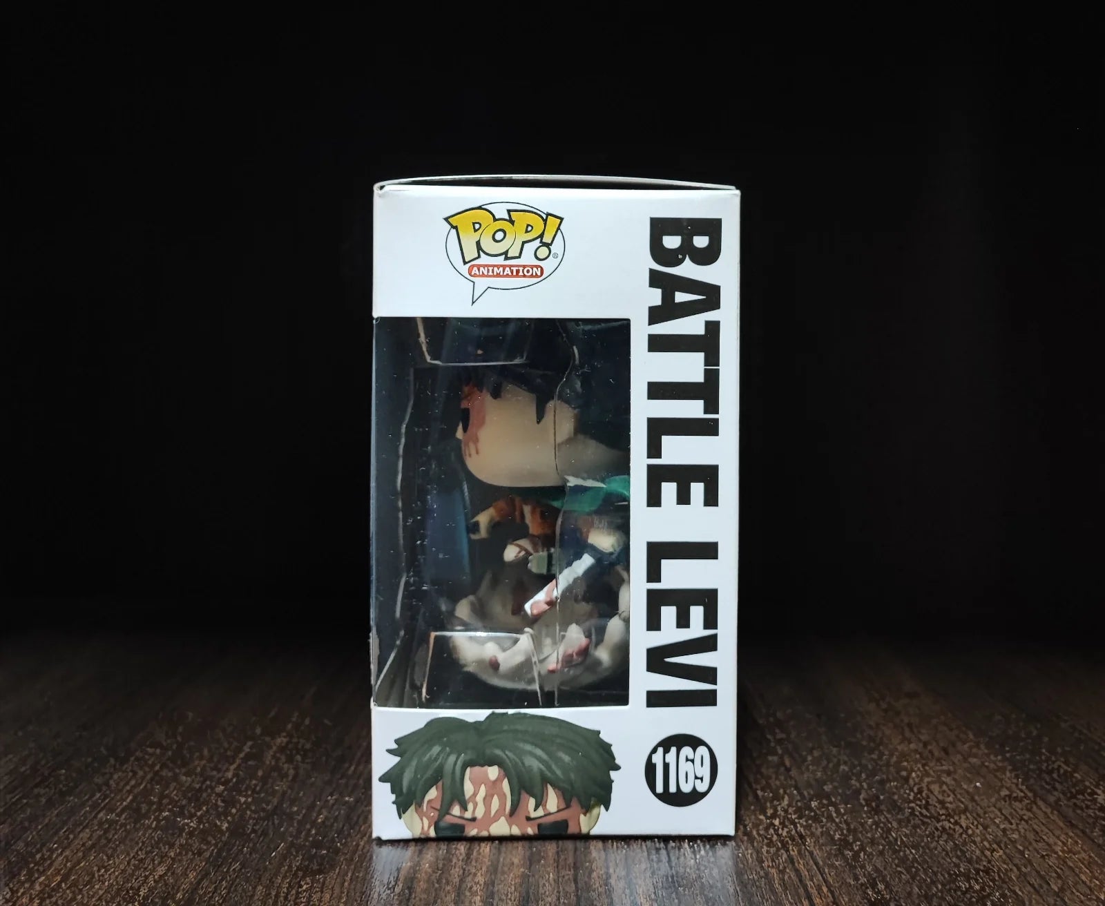 Funko POP! Attack on Titan - Battle Levi #1169, Special Edition Sticker