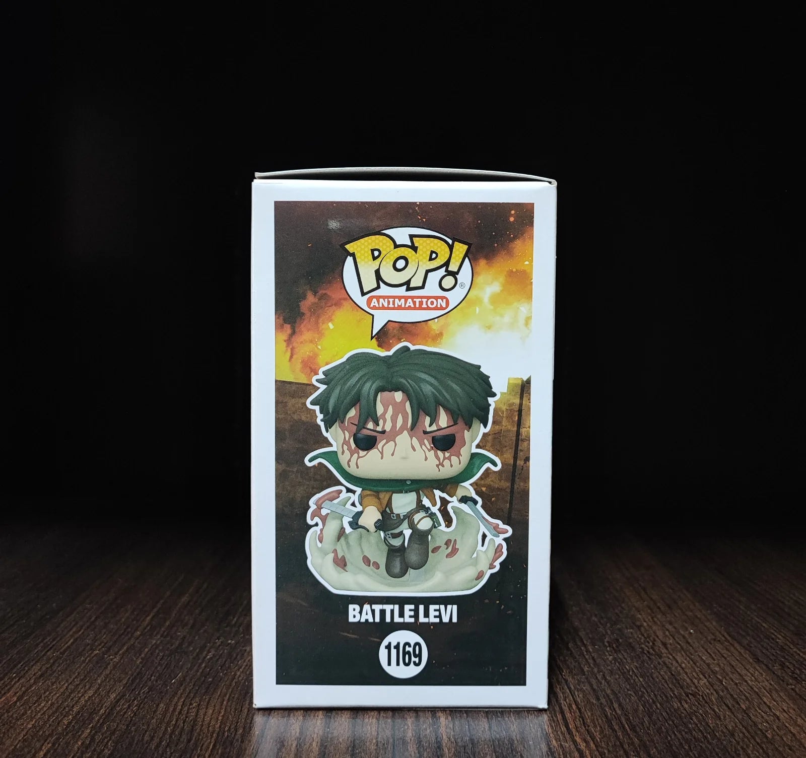 Funko POP! Attack on Titan - Battle Levi #1169, Special Edition Sticker
